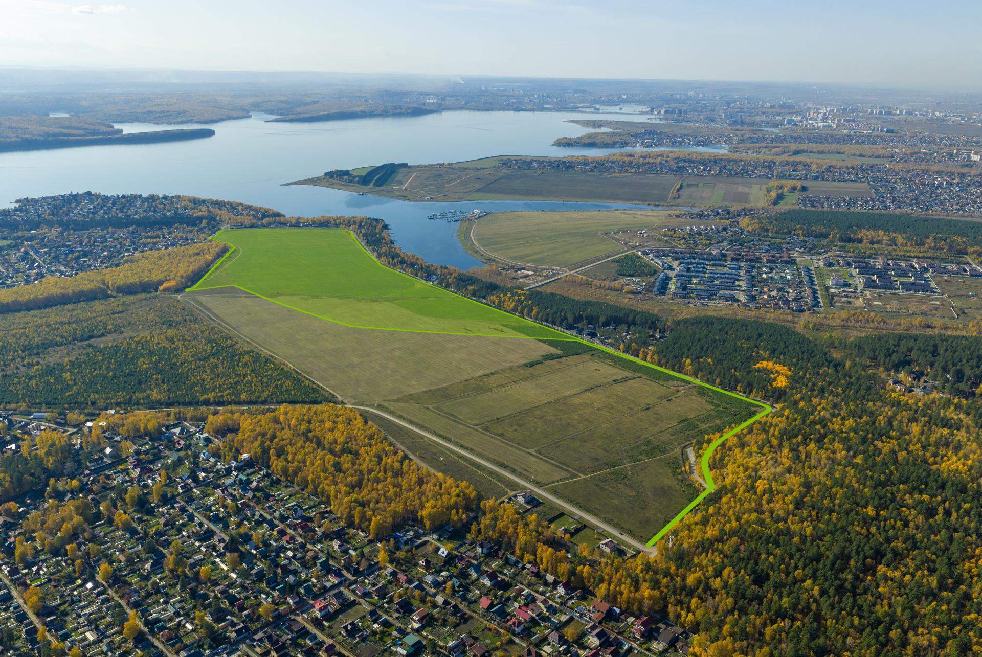 Снять  участок