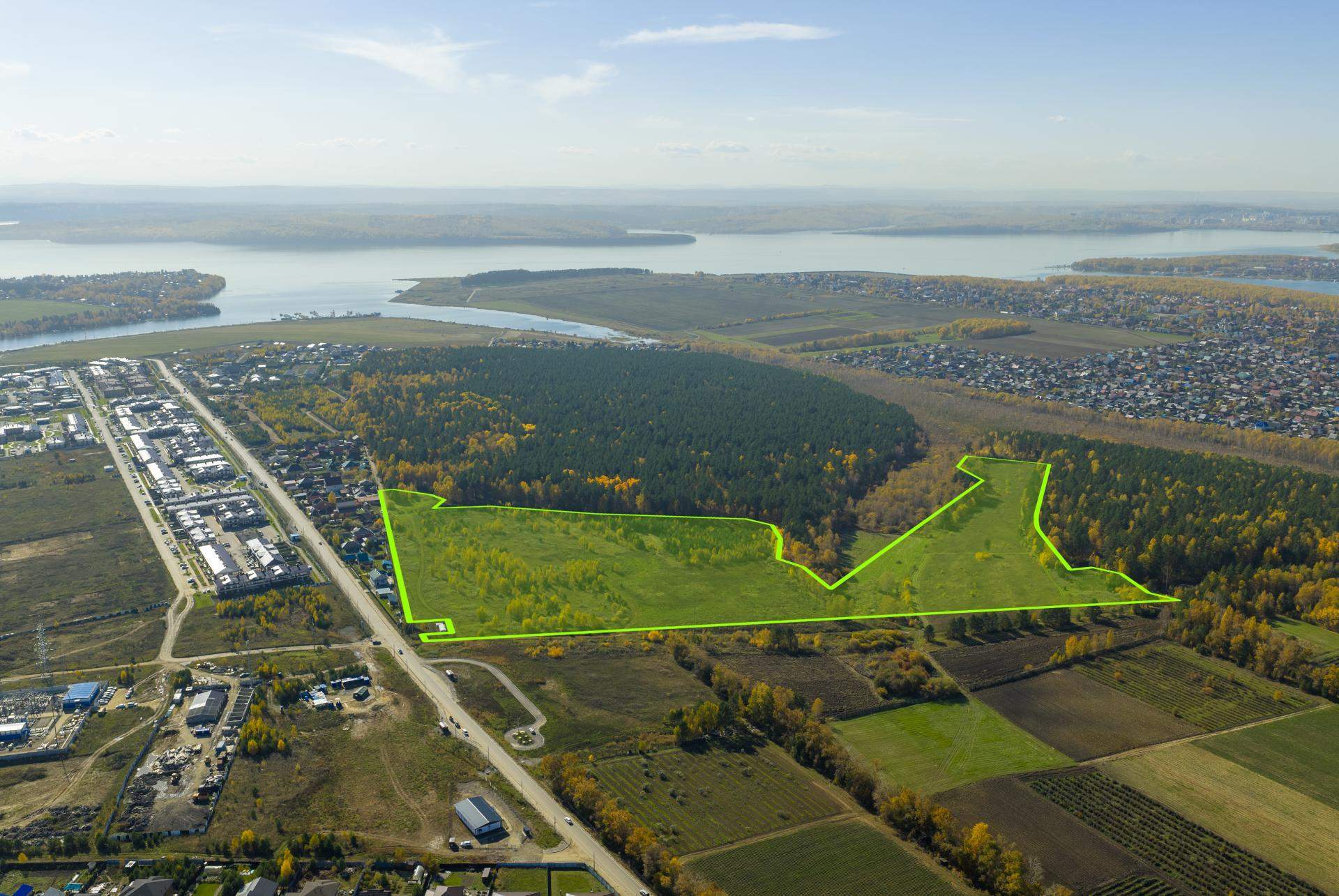 Снять  участок